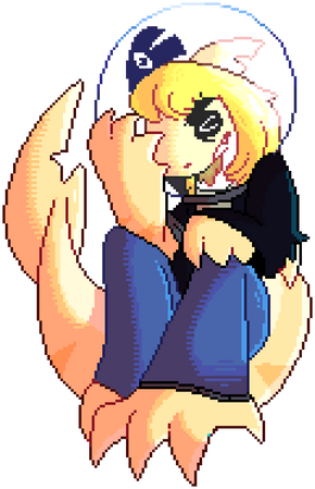 pixel fullbody of my design of mickey from wgj4k
